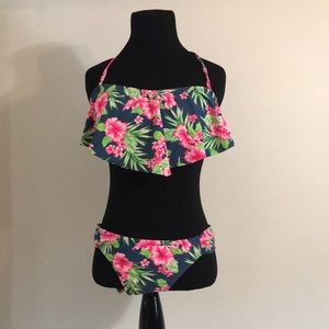 So Cal tropical flower bikini 👙